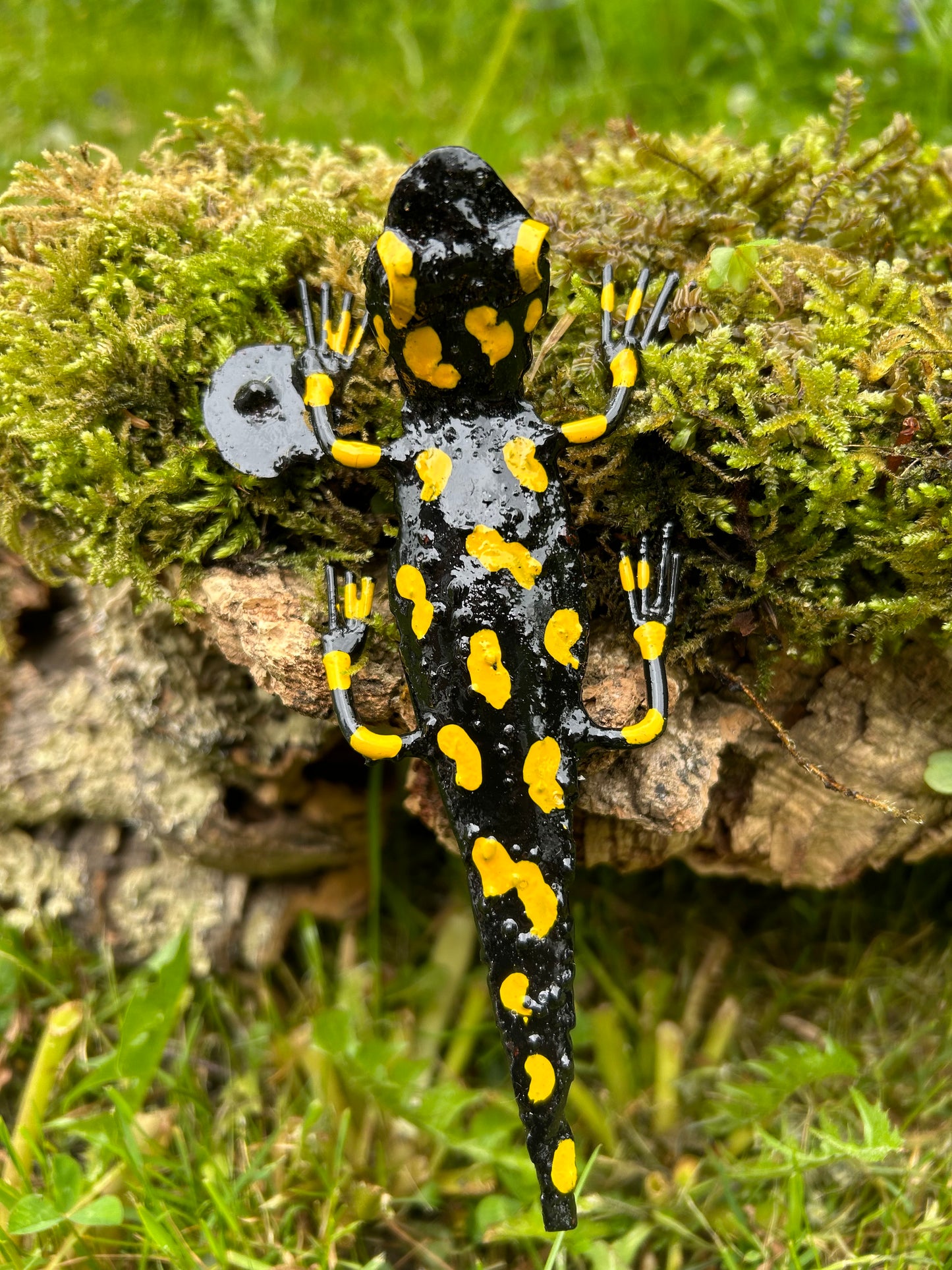 Feuersalamander Metall