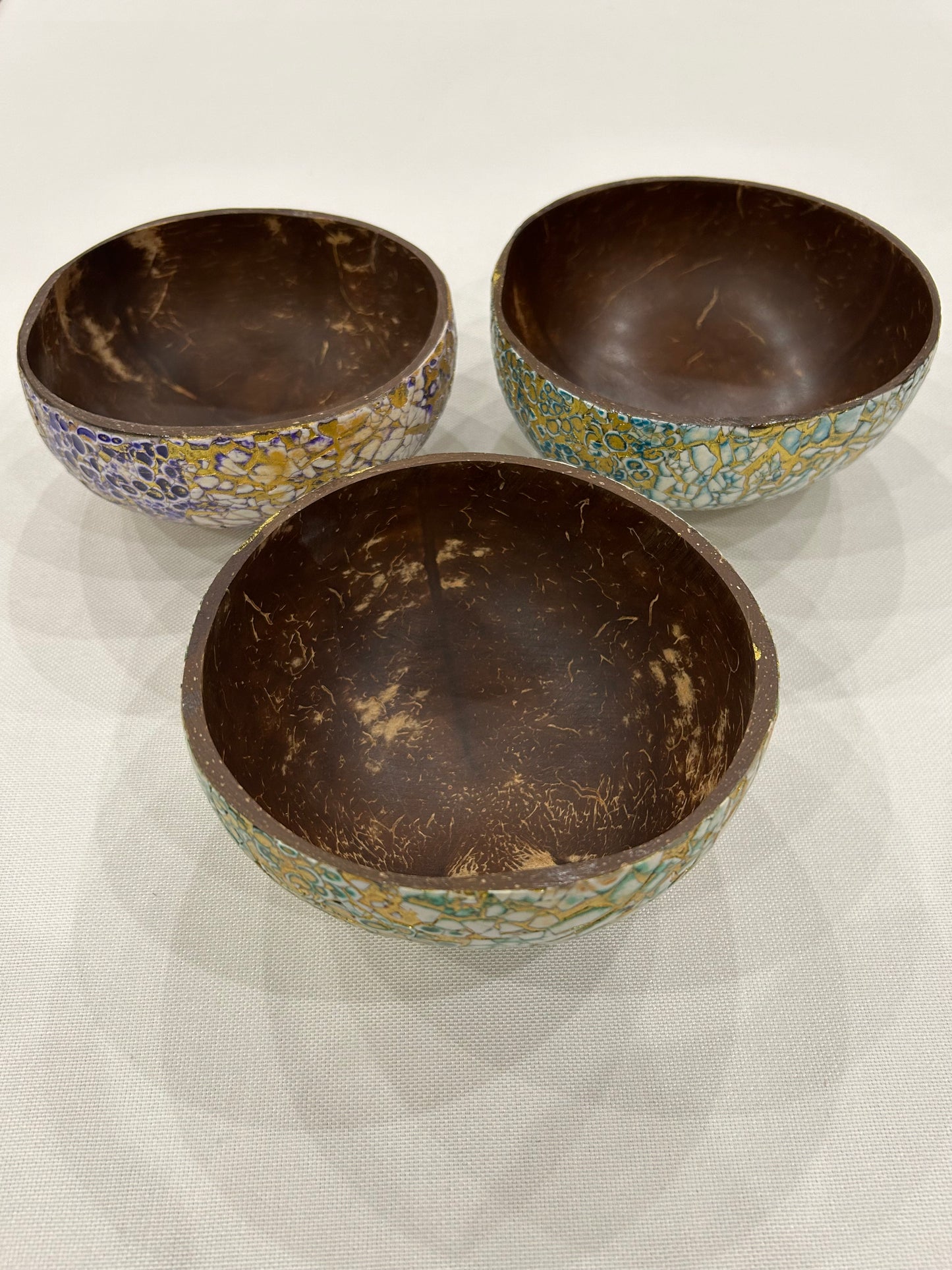 Glitzer Kokosnussschale lila