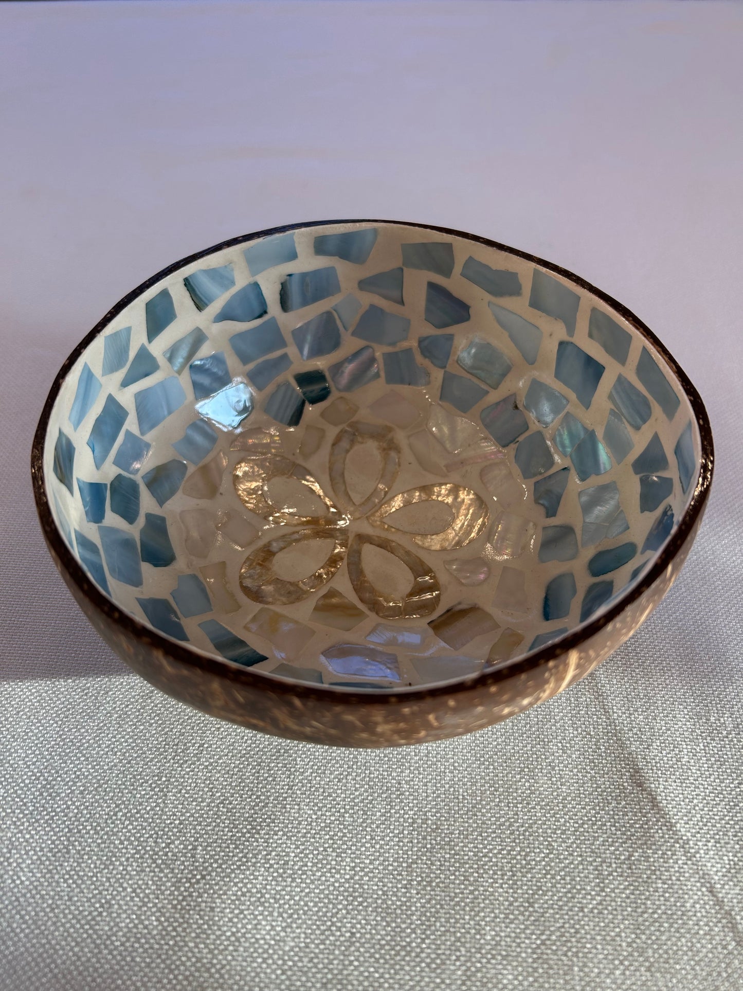 Kokosnussschale Perlmutt schleife