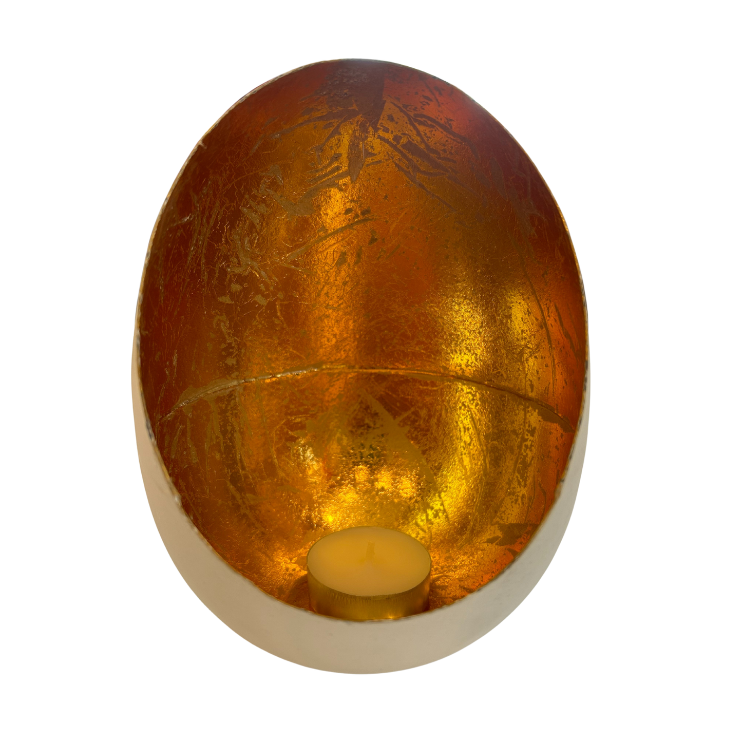 Teelichthalter Weiß