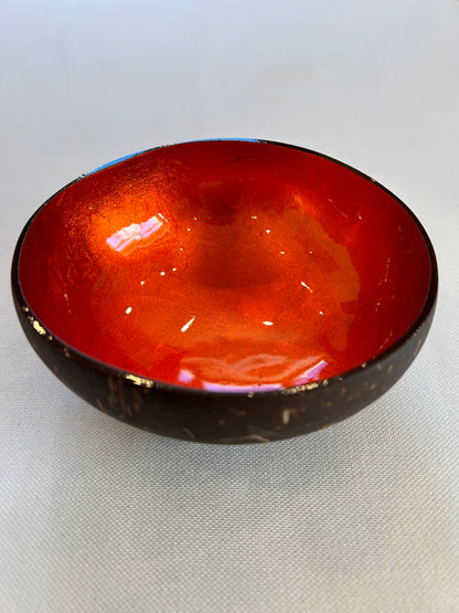 Kokosnussschale orange