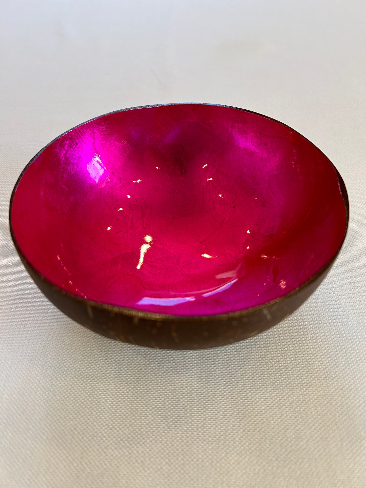 Kokosnussschale pink