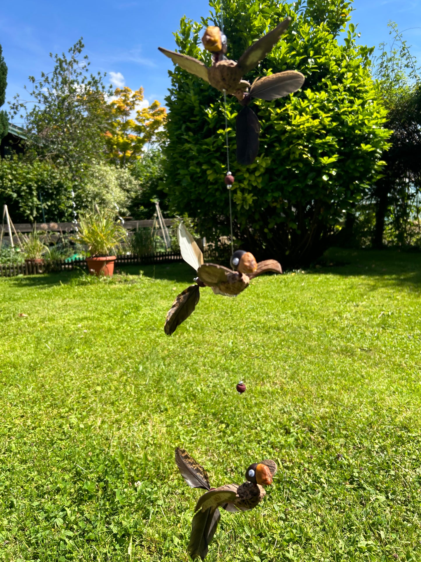 Windspiel 3er Vogel